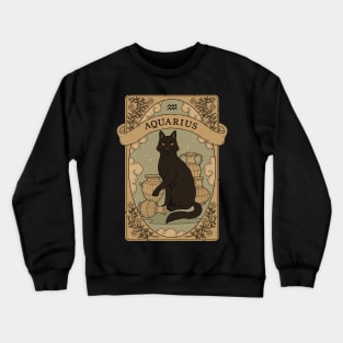 Aquarius- Cats Astrology Crewneck Sweatshirt